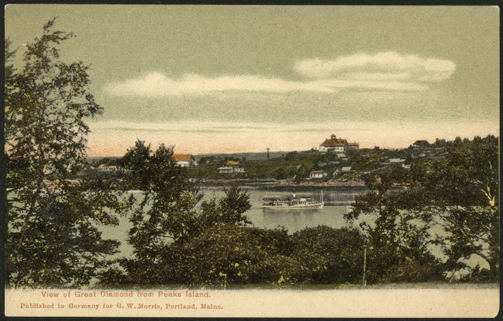 Miniature of View of Great Diamond from Peaks Island, Portland, ME