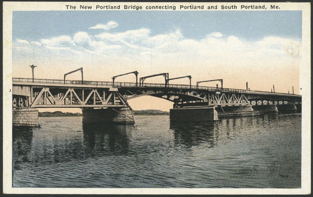 Miniature of The New Portland Bridge connecting Portland and South Portland, ME