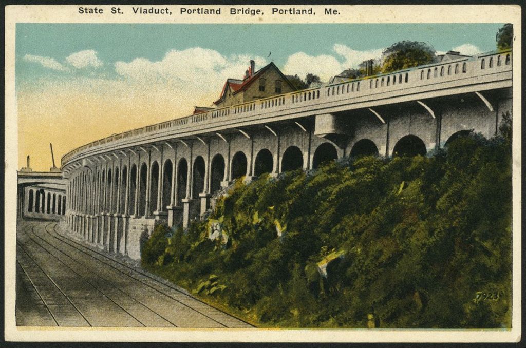 Miniature of State Street Viaduct, Portland Bridge, Portland, ME