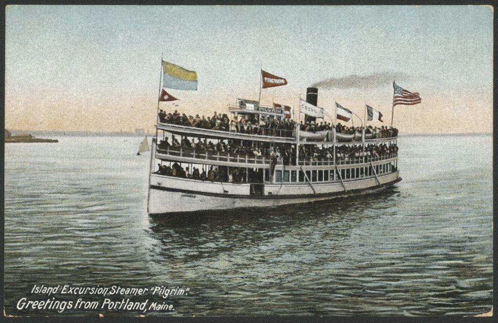 Miniature of Island Excursion Steamer "Pilgrim", Portland, ME