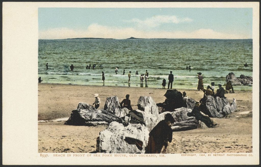 Miniature of Beach in front of Sea Foam House, Old Orchard, ME