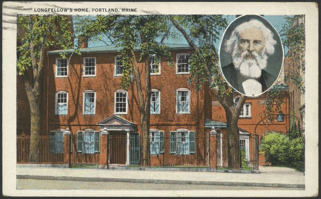 Miniature of Longfellow's Home, Portland, Maine