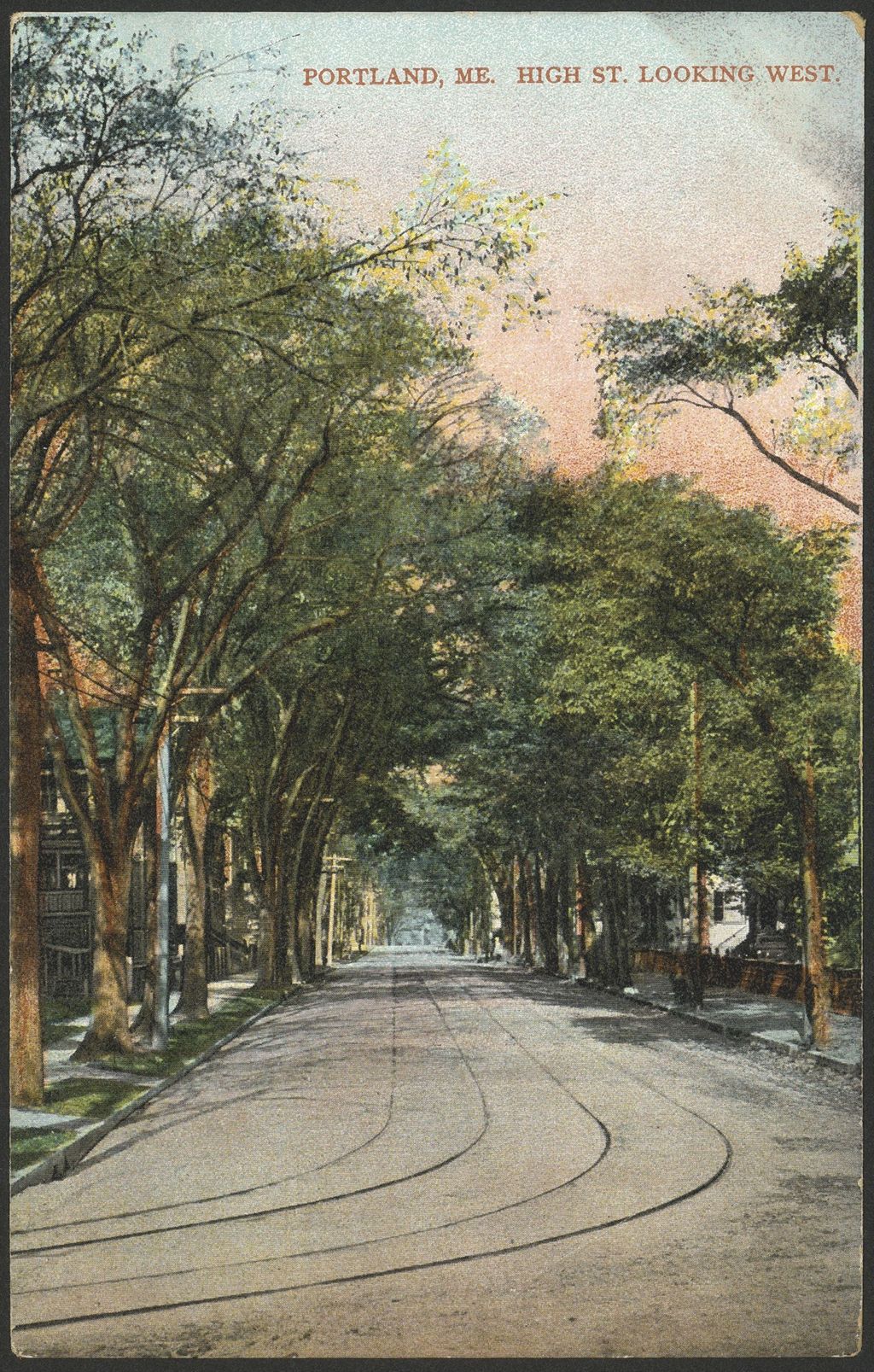 Miniature of Portland, ME, High Street Looking West