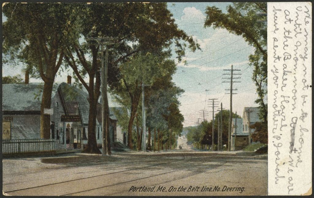 Miniature of On the Belt Line, No. Deering, Portland, ME
