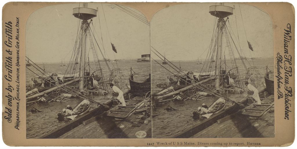 Miniature of Wreck of the U.S.S. Maine, Havana