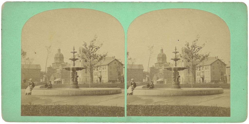 Miniature of Park and Fountain, Portland, ME