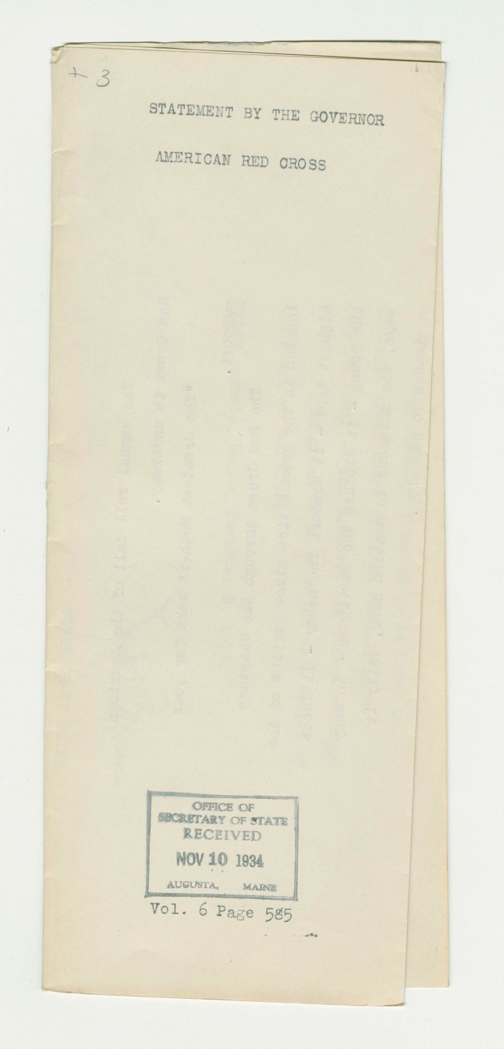 Miniature of American Red Cross Proclamation