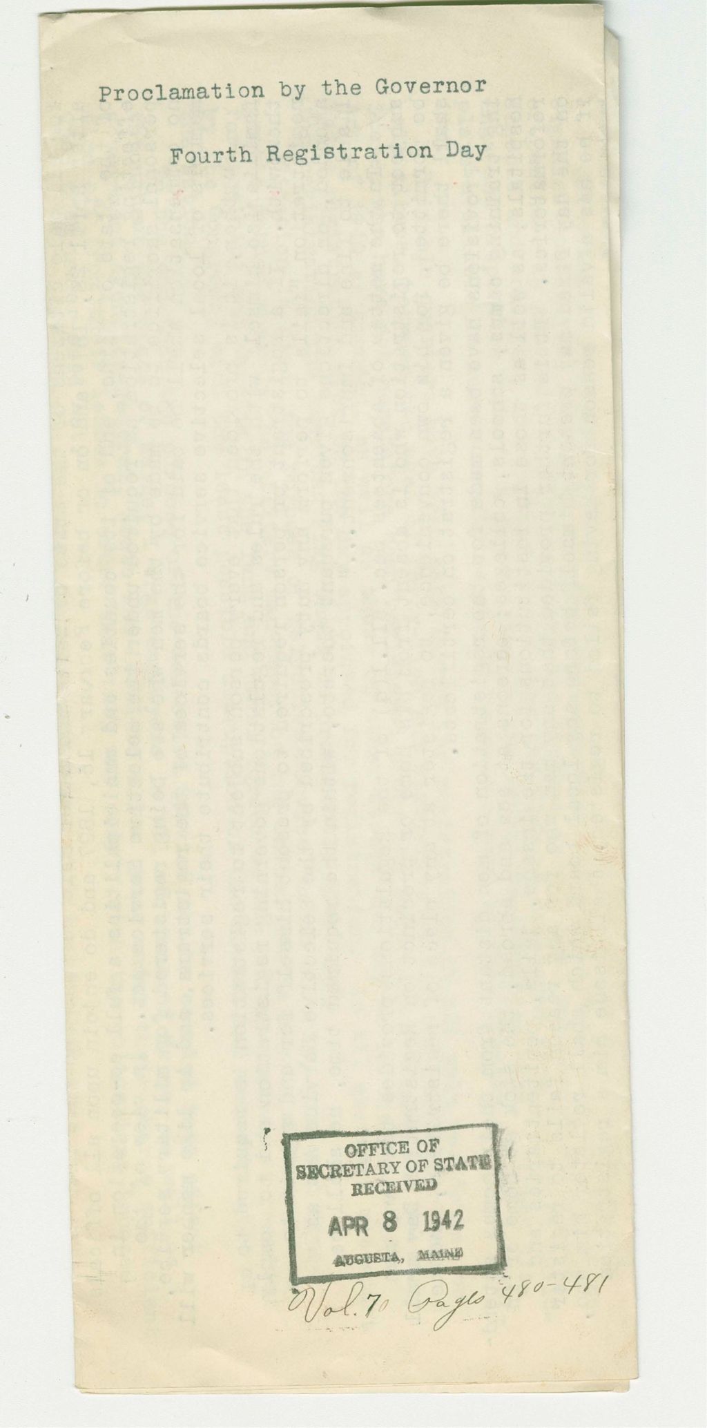 Miniature of Fourth Registration Day