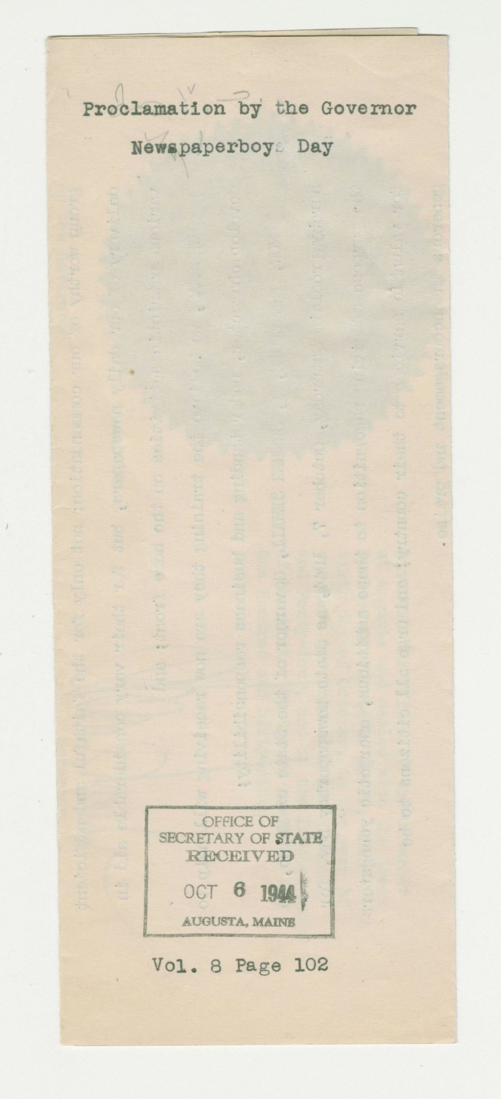Miniature of Newspaperboy Day