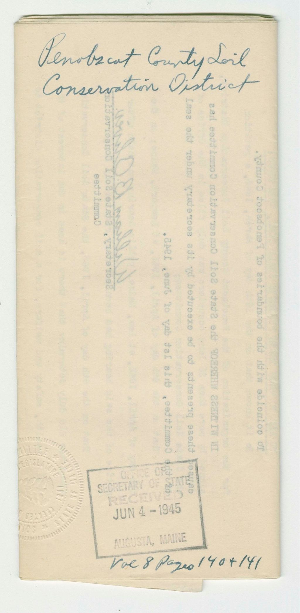 Miniature of Penobscot County Soil Conservation District