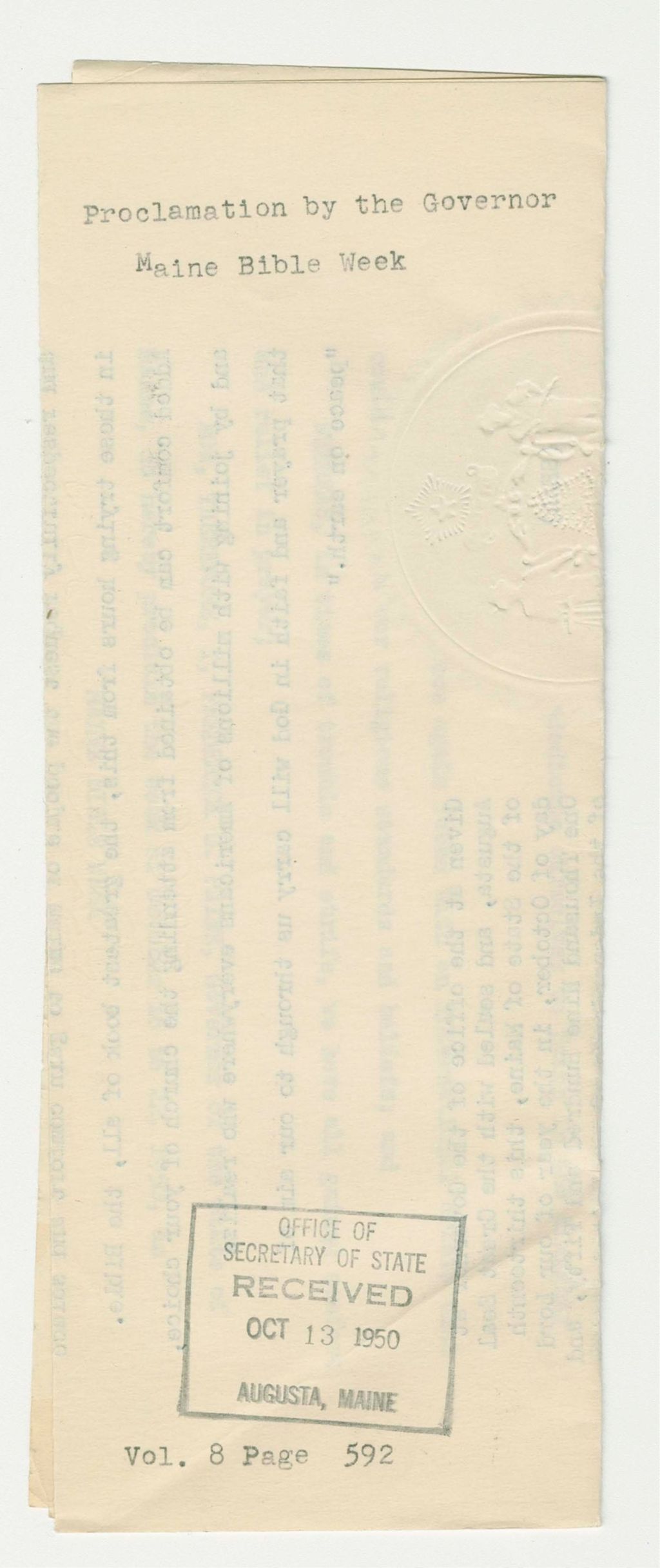 Miniature of Maine Bible Week