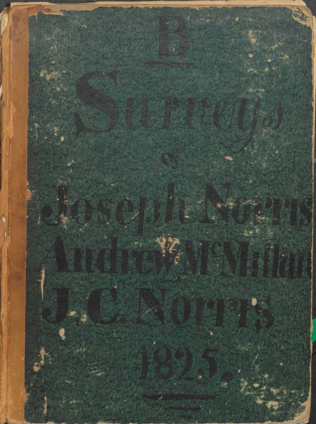 Miniature of B. Survey's of  Joseph Norris, Andrew McMillan, J.C. Norris