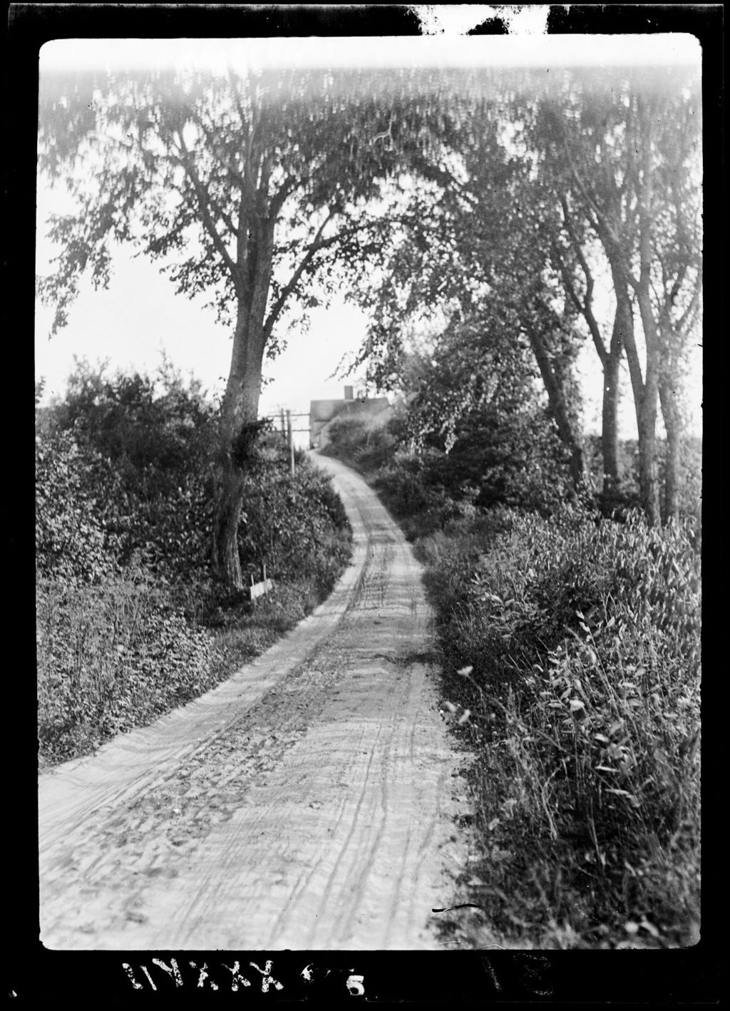 Miniature of Roads- View Up Road To House On Top Of Hill, Deerfield, N.H.