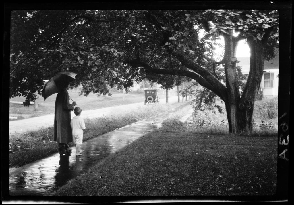 Miniature of Tots- Don and Adult With Umbrella