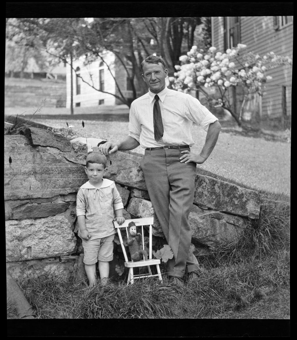 Miniature of Tots- Don And George With Monkey In Chair