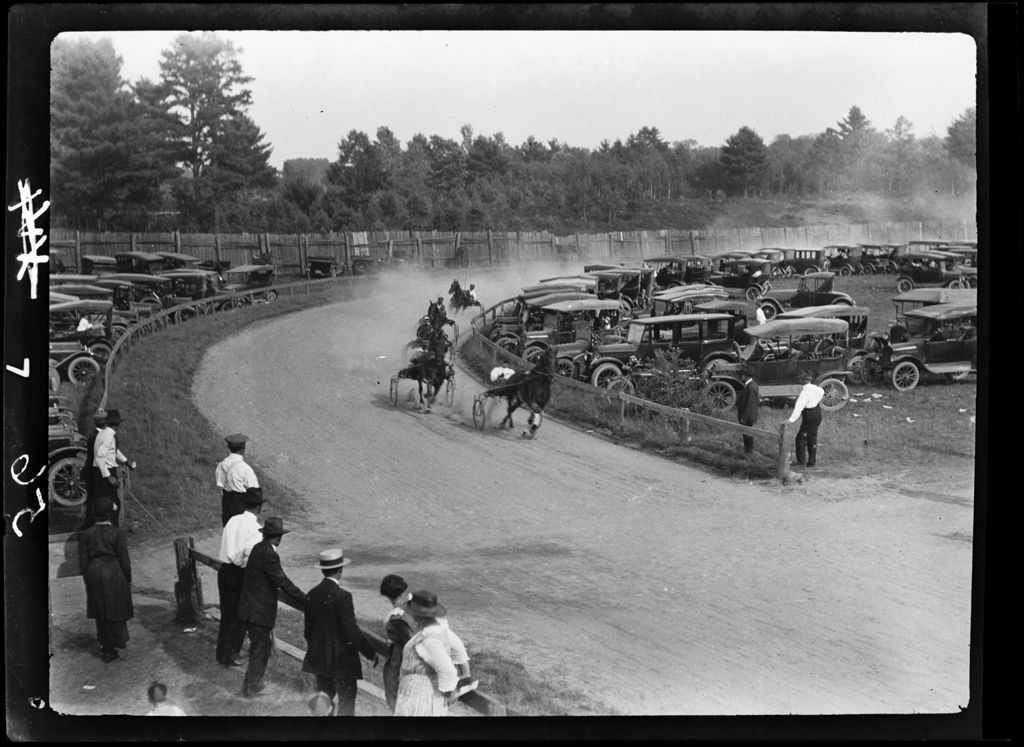 Miniature of Speed Scene At The Cornish Horse Race Track