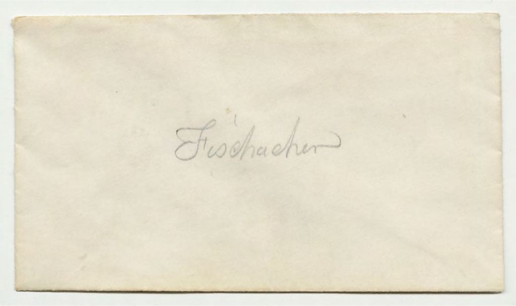 Miniature of envelope addressed to Fischacher