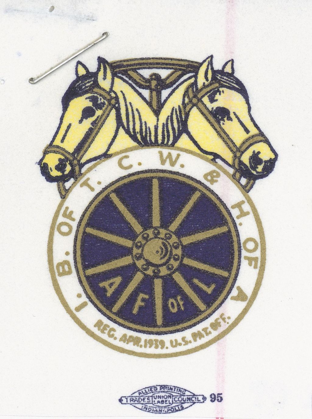 Miniature of International Brotherhood of Teamsters, Chauffeurs, Warehousemen and Helpers of America emblem