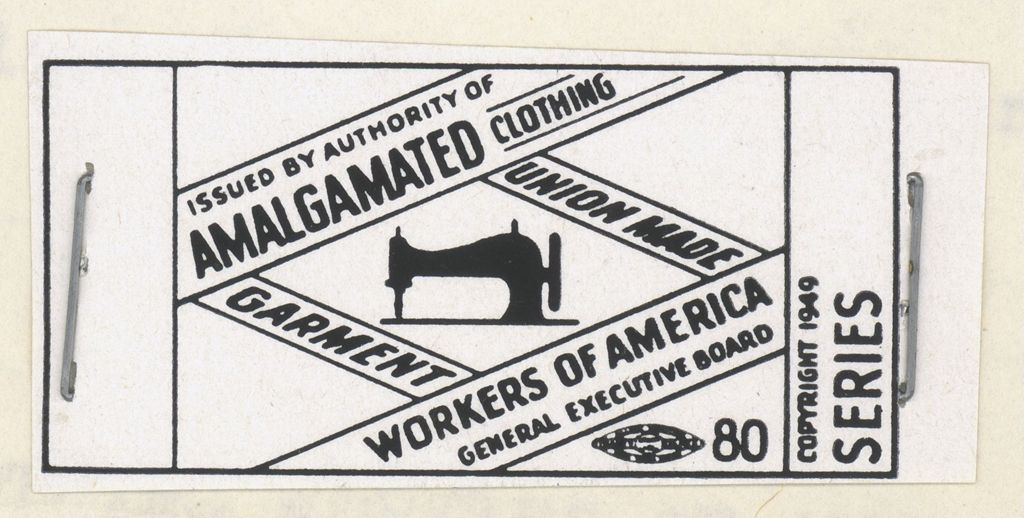 Miniature of Amalgamated Clothing Workers of America Union Made label