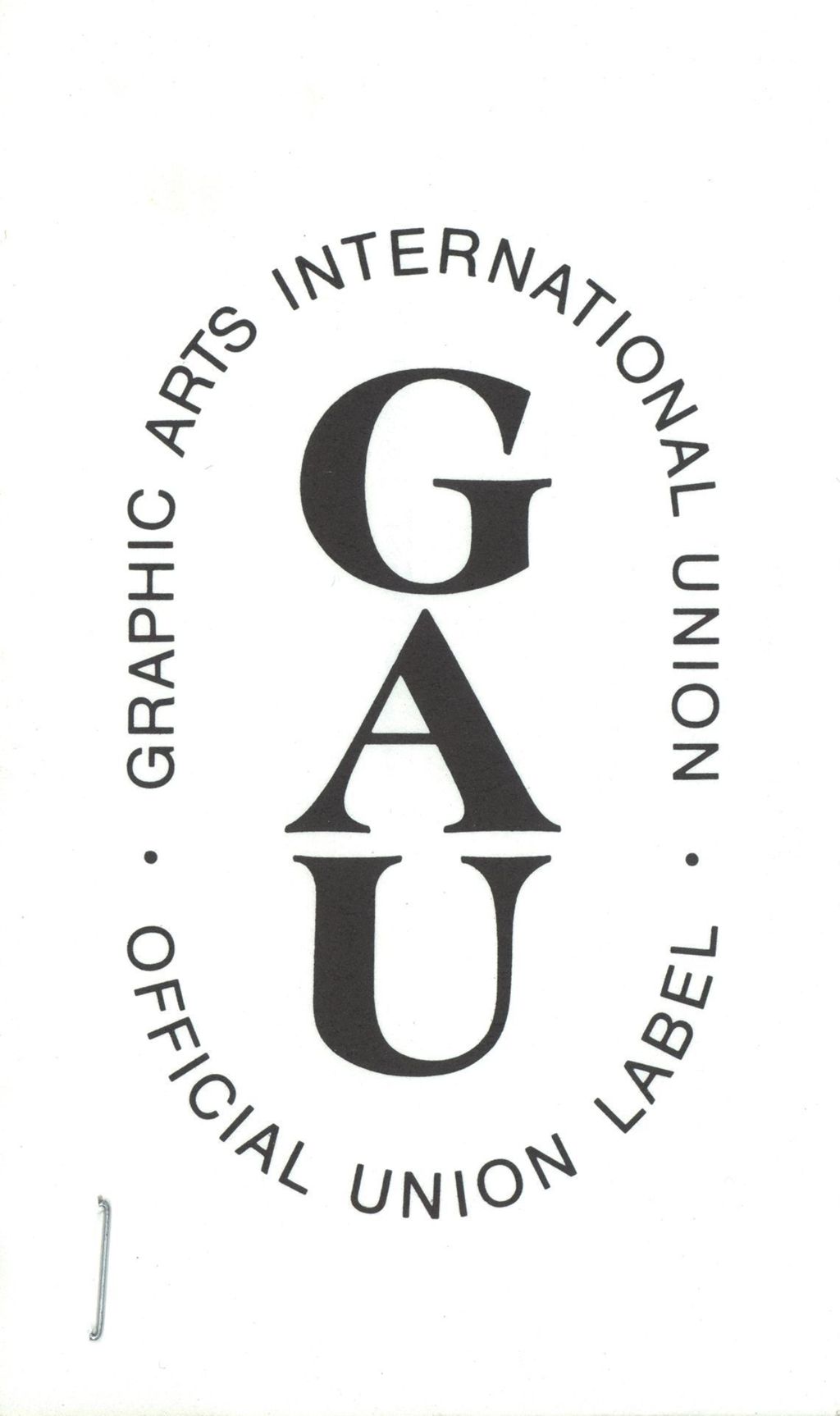 Miniature of Graphic Arts International Union label