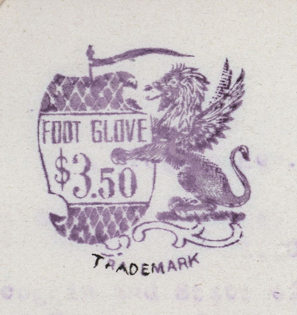 Miniature of Foot Glove (winged lion)