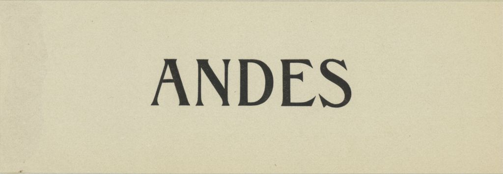Miniature of Andes