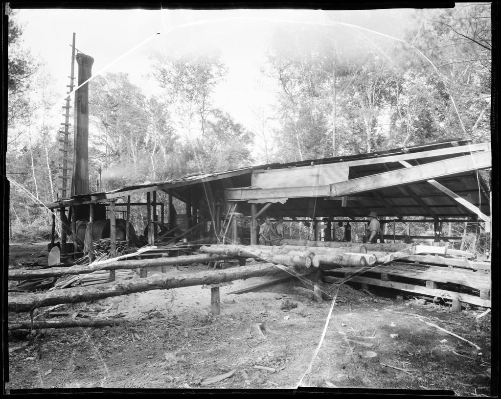 Miniature of Small Sawmill In Operation In (Hiram?)