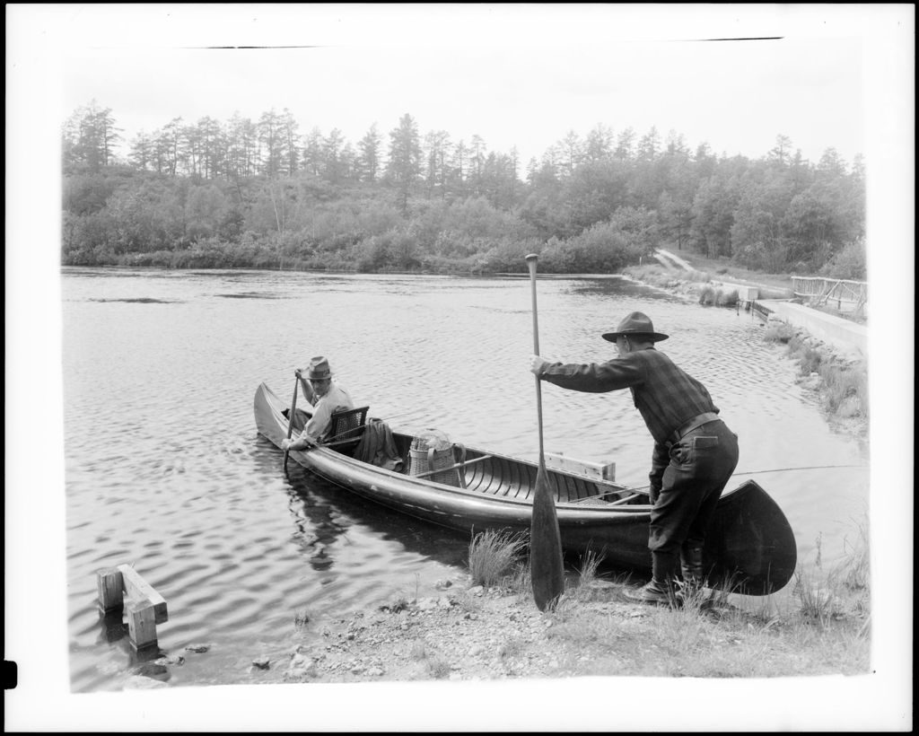 Miniature of Two Men Out Fishing