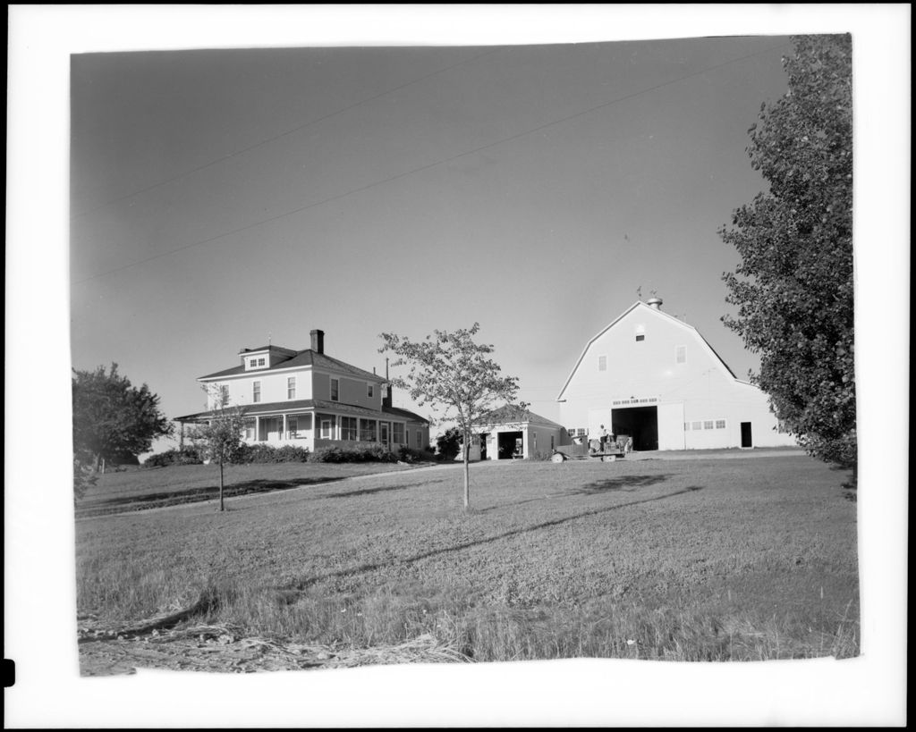 Miniature of Farm House And Large Barn, Truck Parked In Yard