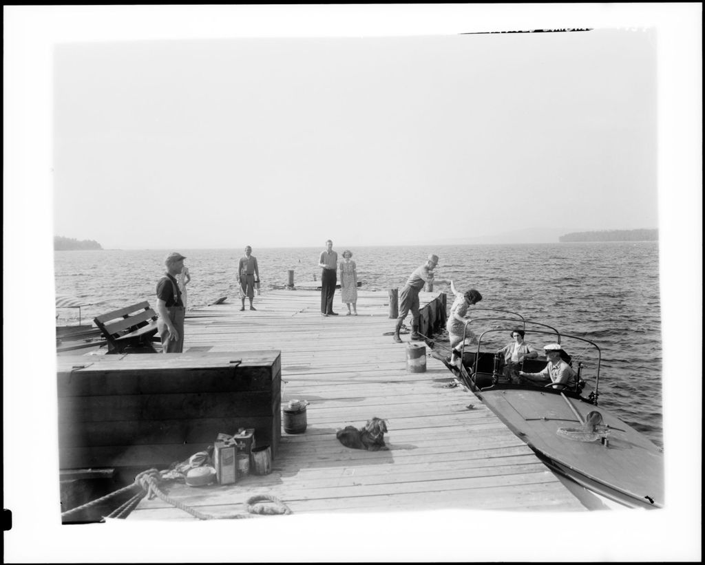 Miniature of People Boating And Fishing At Mooselookmeguntic Lake