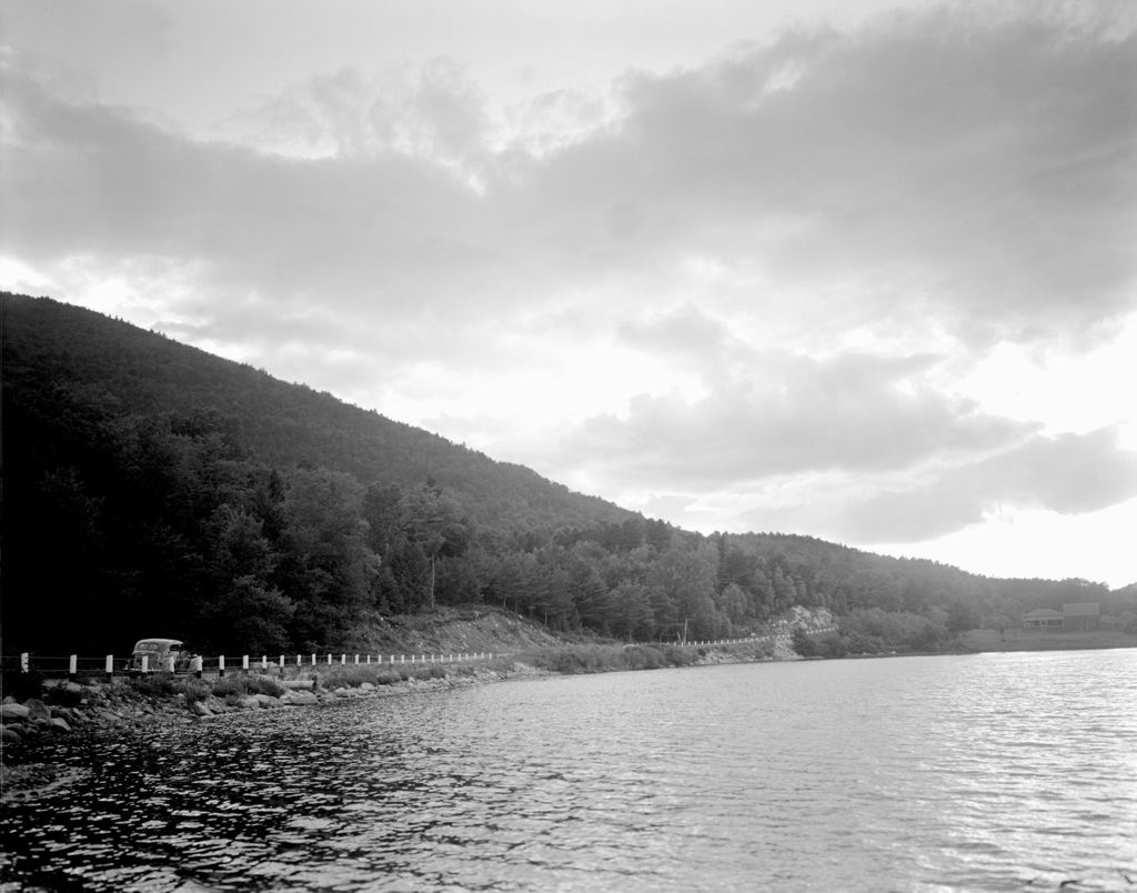 Miniature of Road Along Scenic Lake Shore Near Brownfield