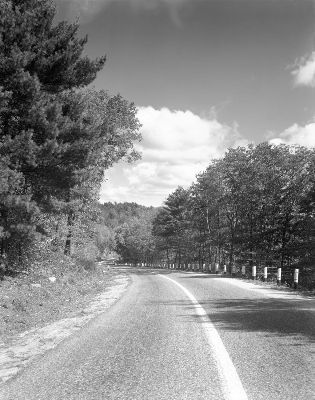 Miniature of Blacktop Highway Through Woods Near Poland