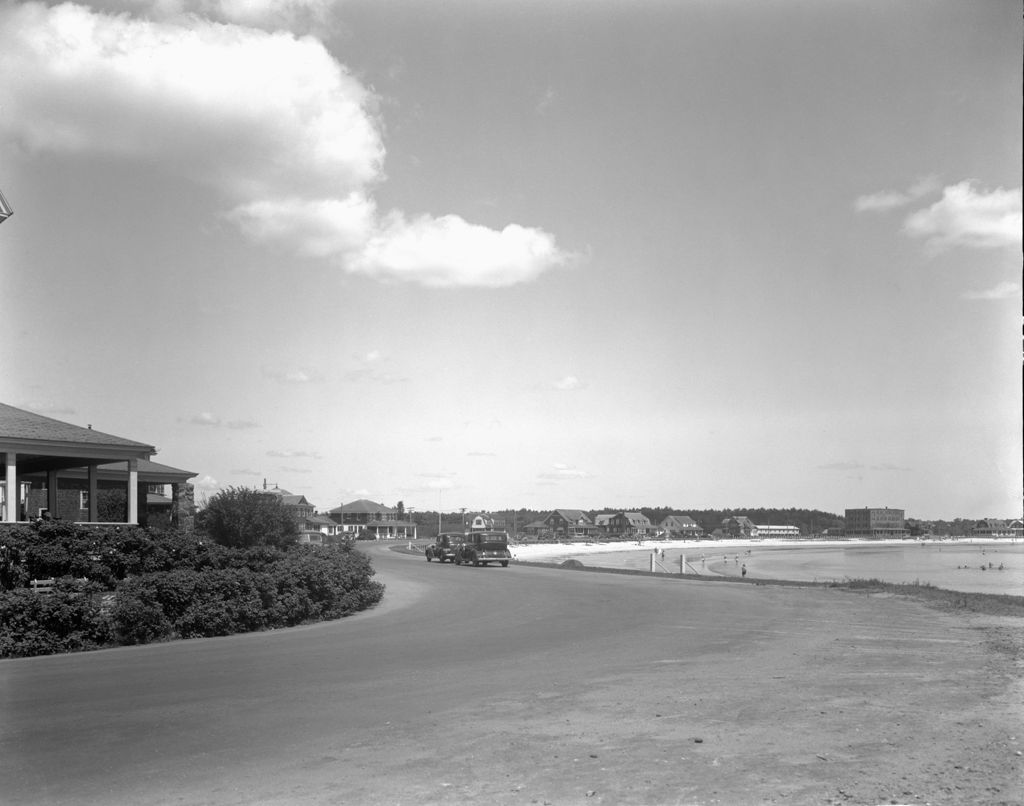 Miniature of A View Of Kennebunk Beach From The Road