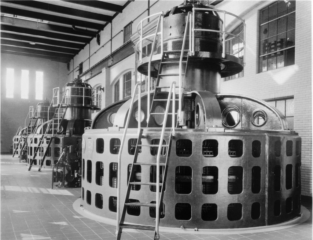 Miniature of Turbines At Hydro Dam On Gulf Island In Lewiston