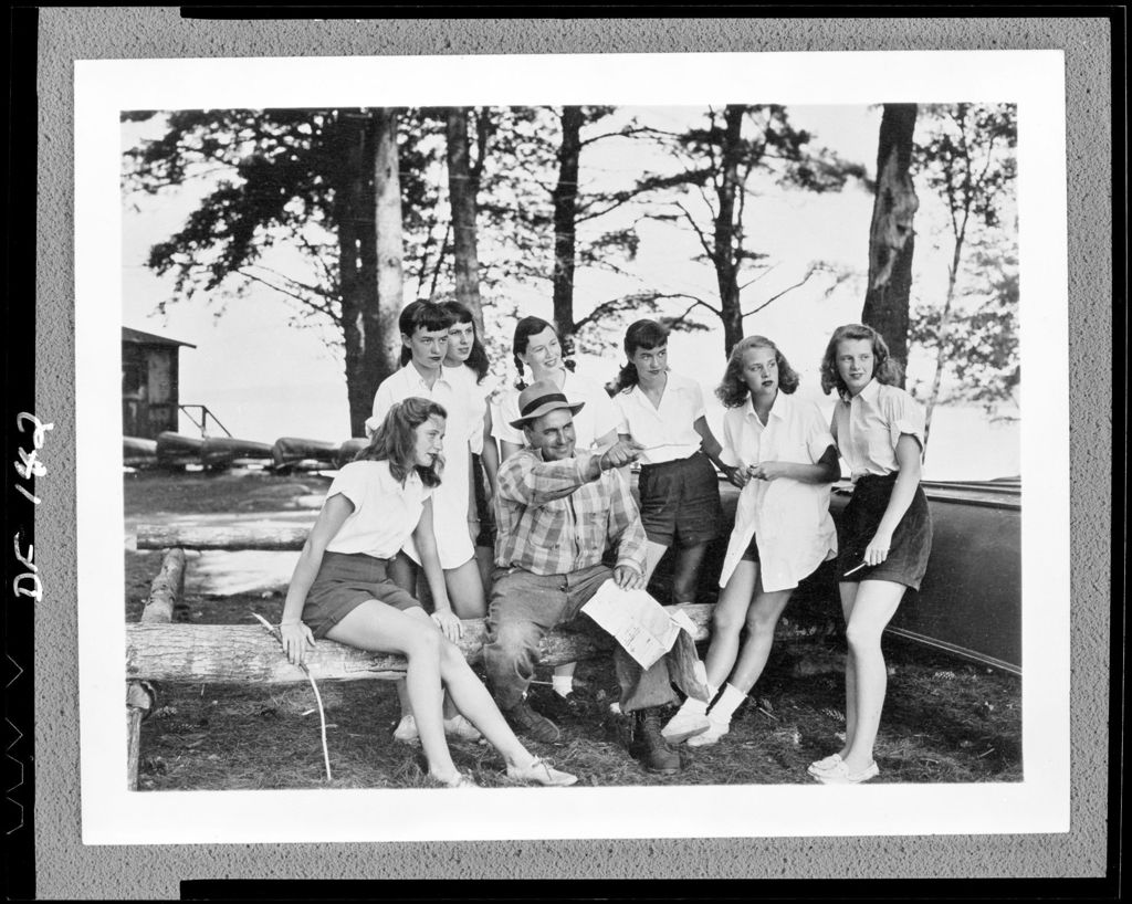 Miniature of Several Girls And A Man At A Camp In Jefferson
