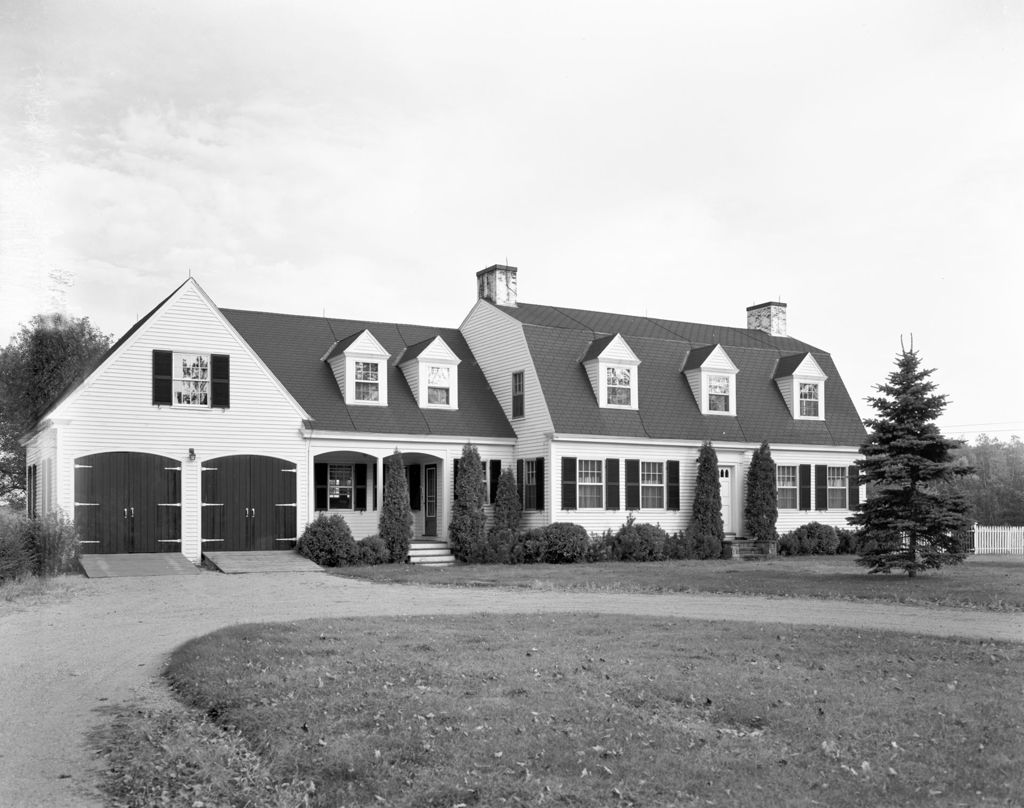 Miniature of Gambrel Roofed Home With Attached Two Car Garage, In Clarks Mills
