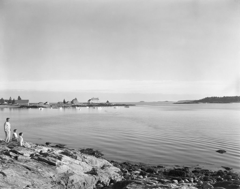 Miniature of Houses On Point Across Cove At Pemaquid