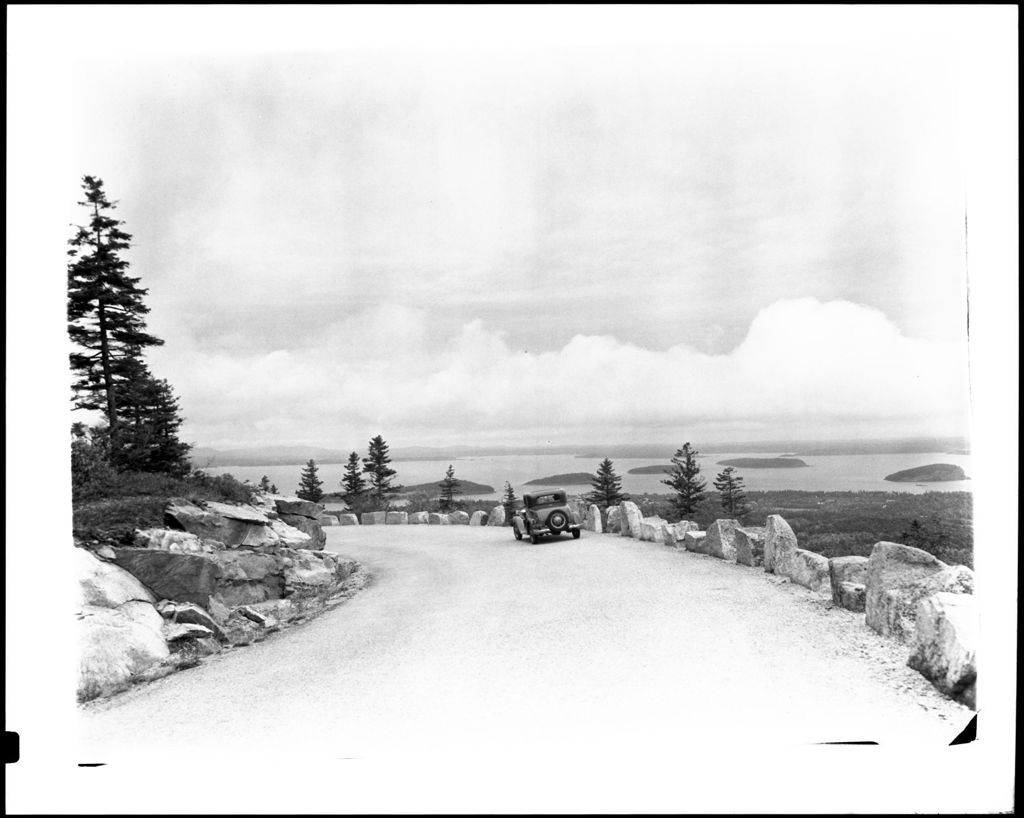 Miniature of View Of Bay From Road Up Cadillac Mountain--Mount Desert