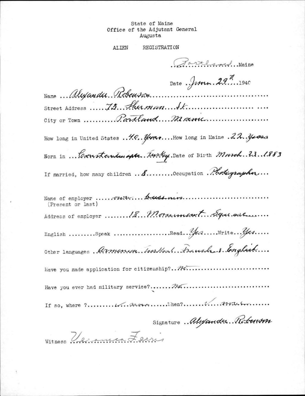 Miniature of Alien Registration- Roberson, Alexander (Portland, Cumberland County)