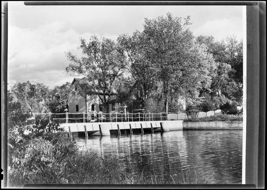 Miniature of Homes On An Island- Bridge Leading To Same. "Florence Norton-Bridge And Island"