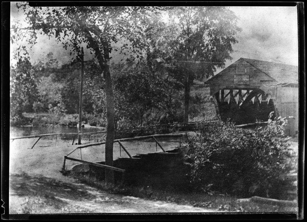 Miniature of Kezar Falls Covered Bridge .