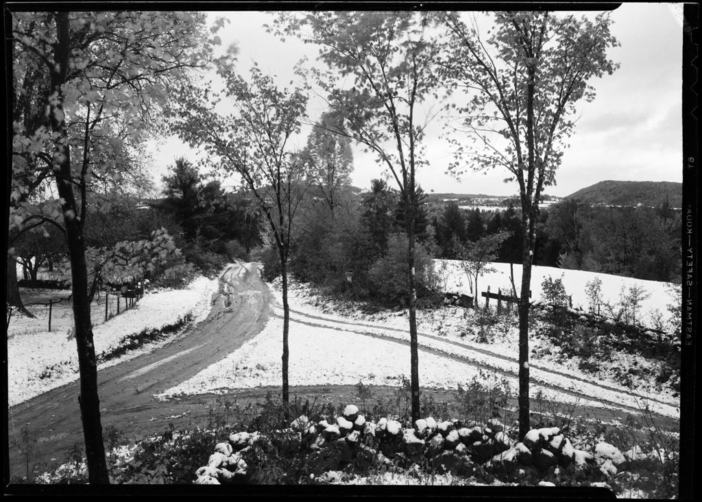 Miniature of Snowy Countryside Around Parsonsfield.