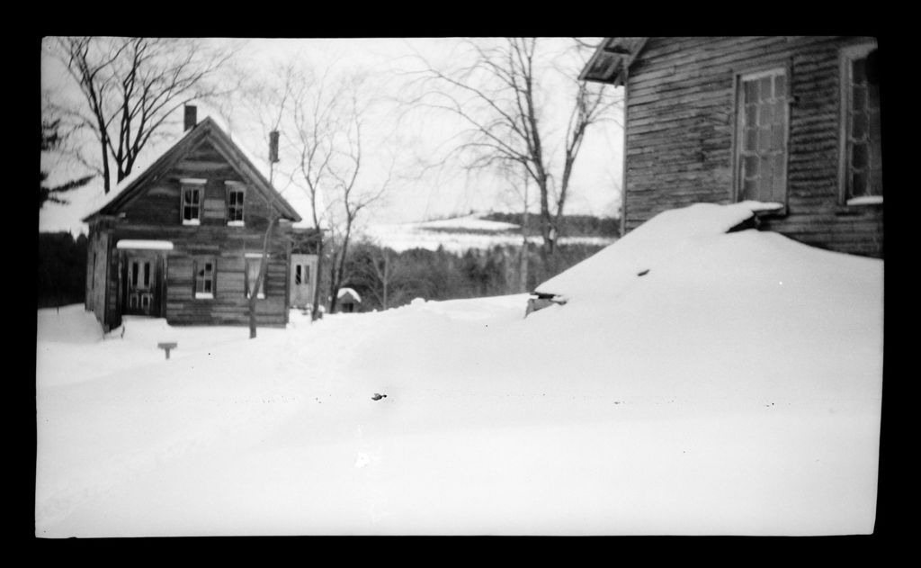 Miniature of Snow Drifts And An Old House