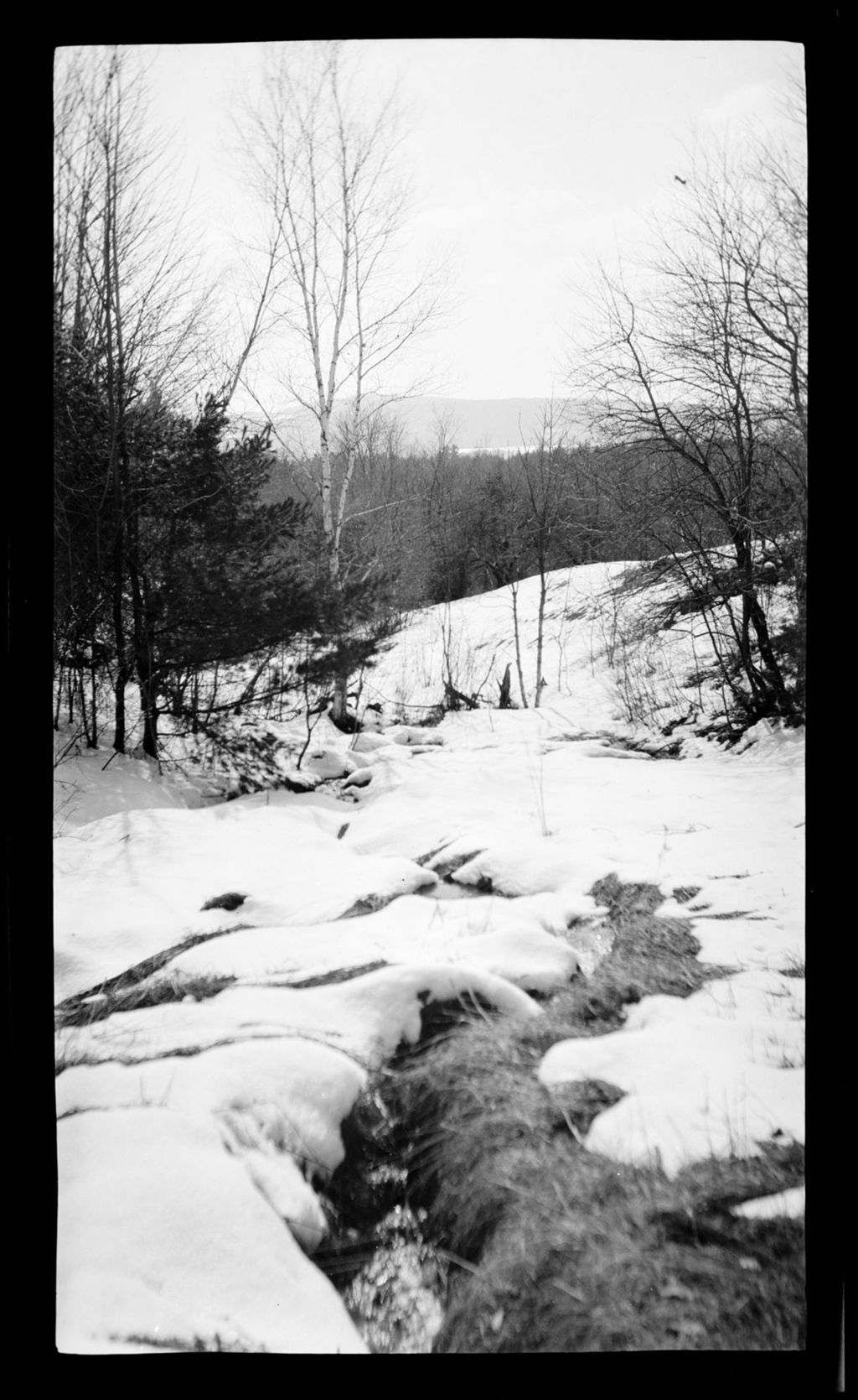 Miniature of Snow Covered Hillside
