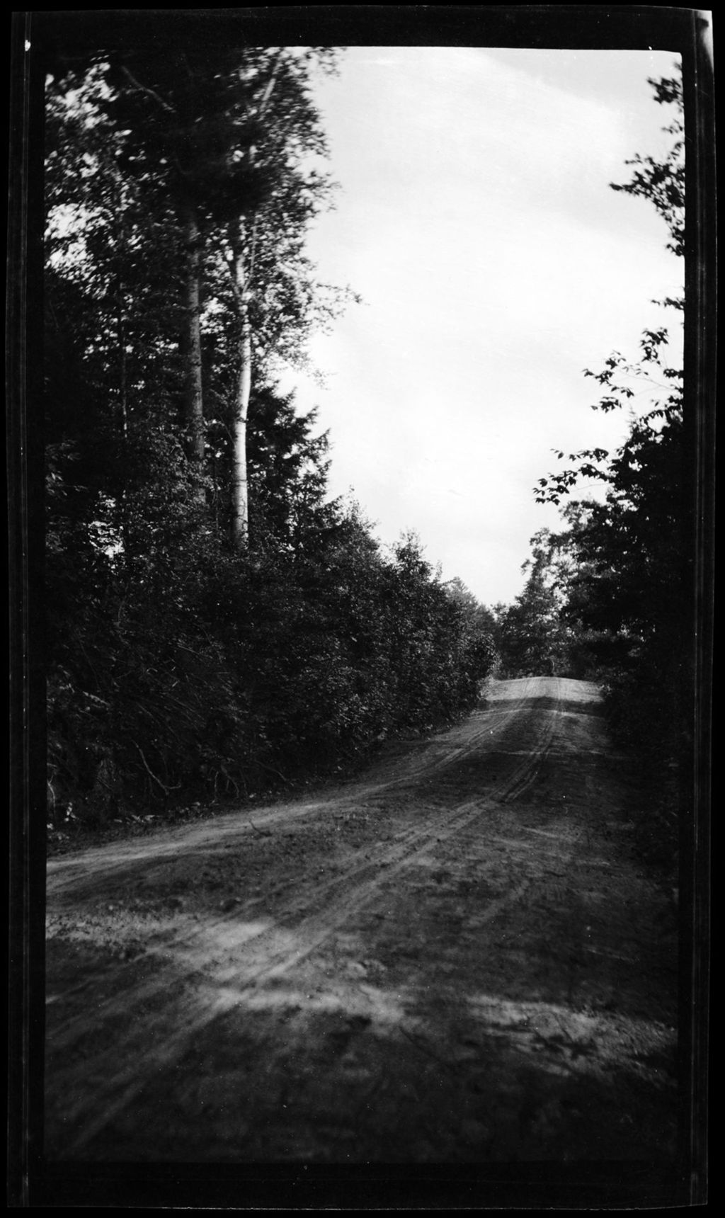 Miniature of Country Road Through Woods