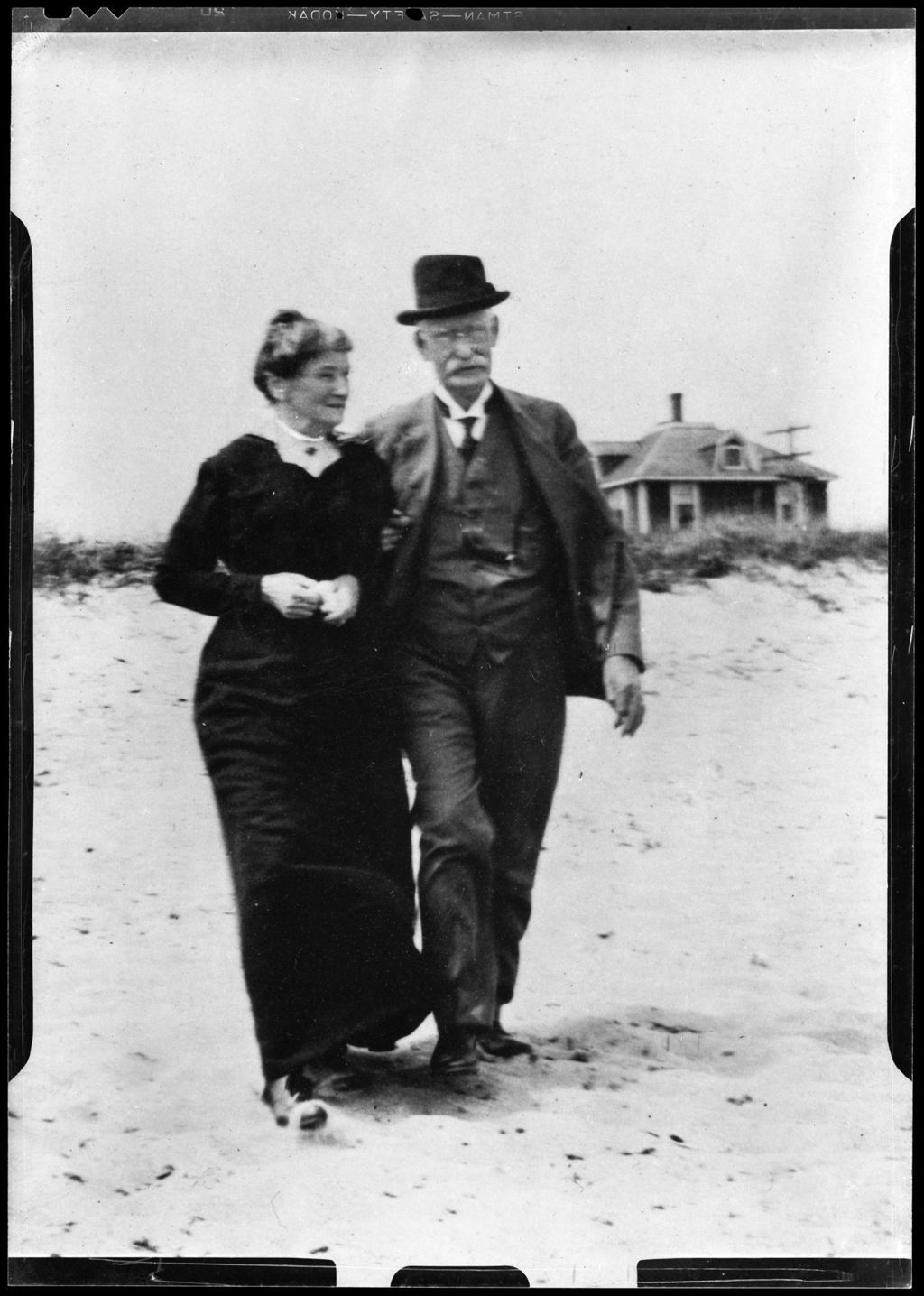 Miniature of Allen And Mrs. Garner Walk On Beach