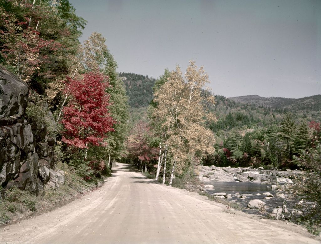 Miniature of Scenic Highway Near Conway, New Hampshire In The Fall
