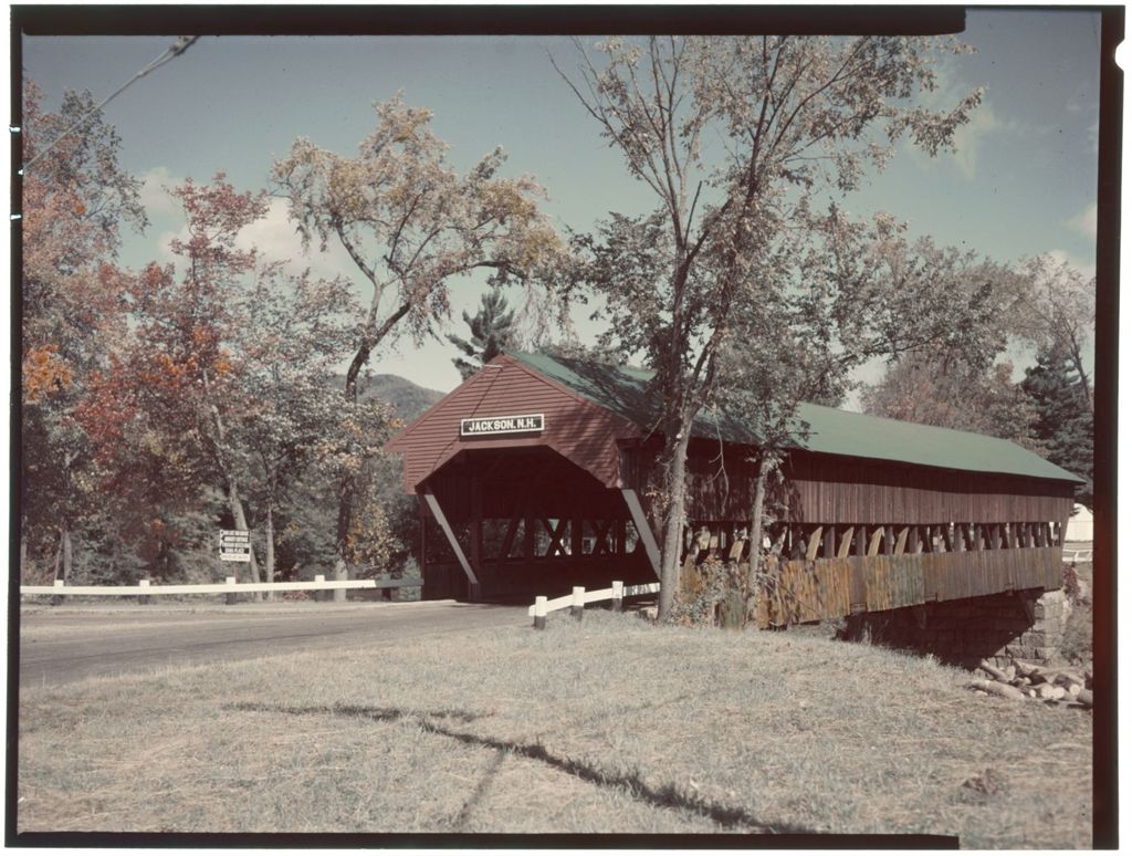 Miniature of [Covered bridge with a sign "Jackson N.H."]