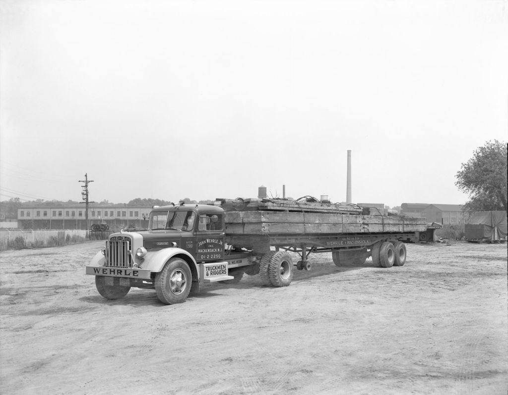Miniature of Heavy Equipment Haulers, John Wehrle Jr., Printed On Side Of Autocar Truck Of New Jersey