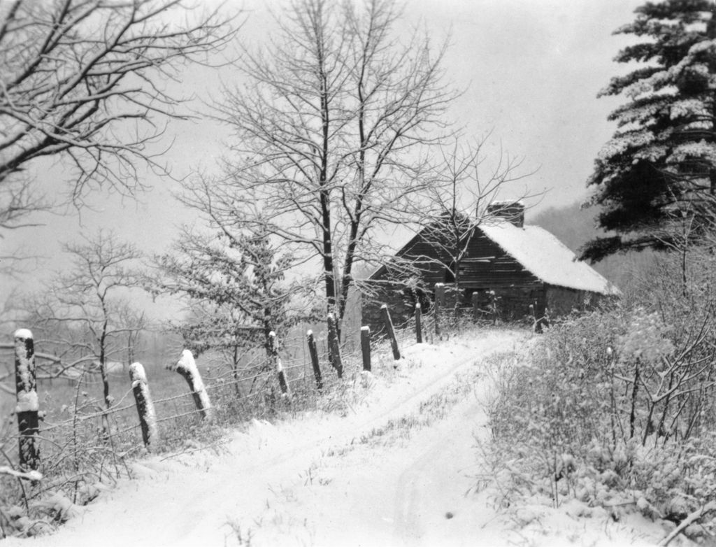 Miniature of Snow Cabin Up New Jersey Valley